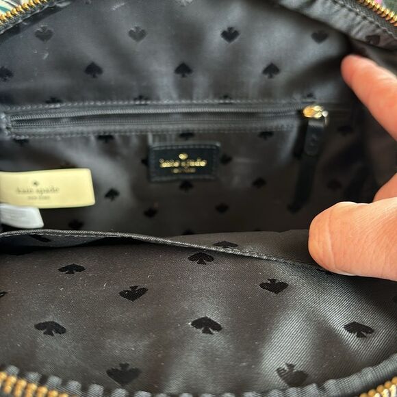 Kate Spade Wilson Road Botanical Small Bradley mini backpack floral black EUC! main image 11